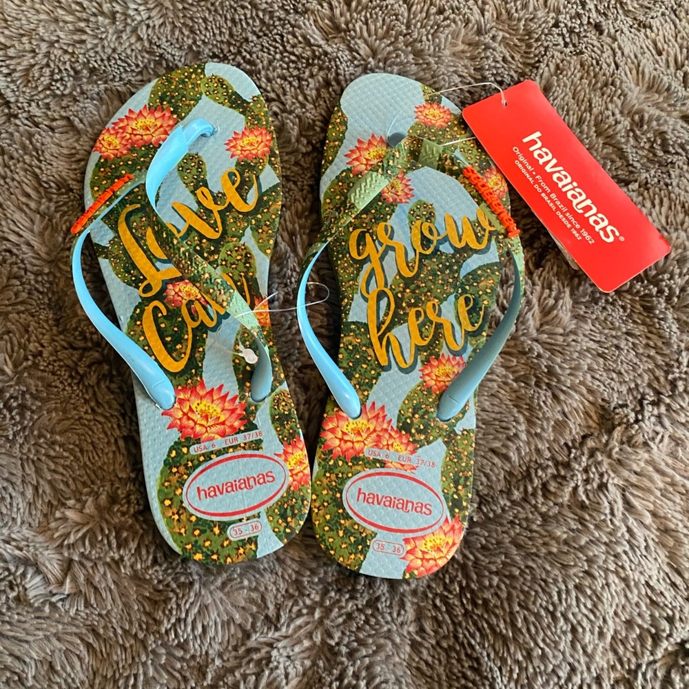 Havaianas size 6 flip flops